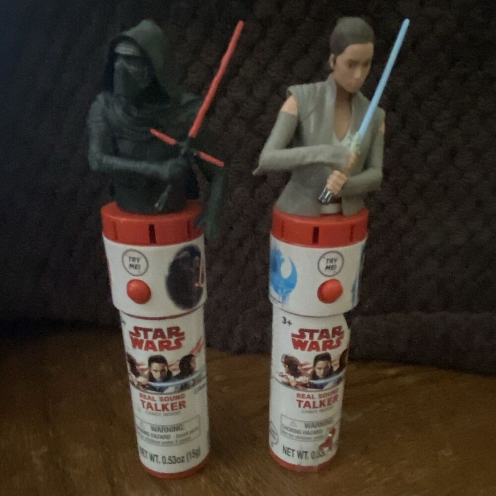 Star Wars Real Sound Talker Lot of 2 Kylo Ren & Rey